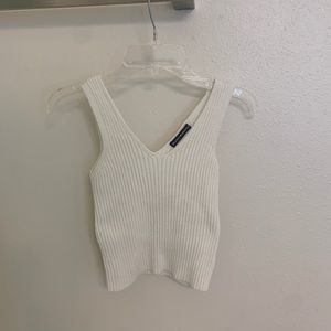 brandy Melville white crop top